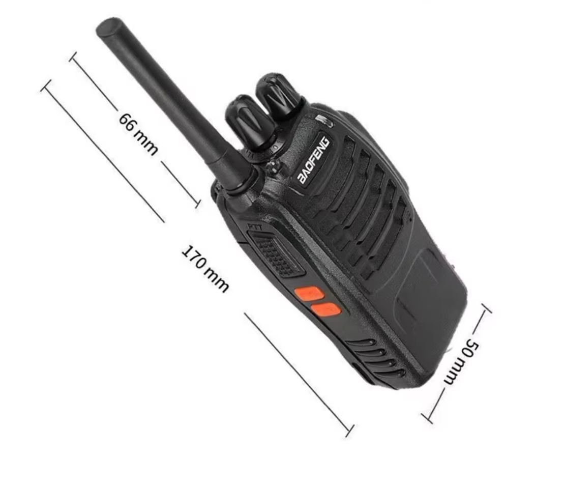 Draagbare walky-talkie (2x)