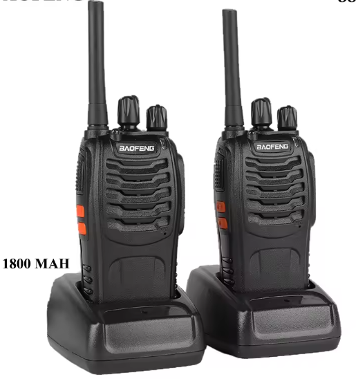 Draagbare walky-talkie (2x)